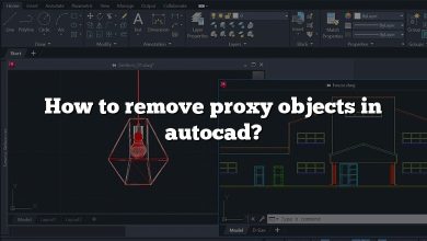 How to remove proxy objects in autocad?