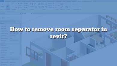 How to remove room separator in revit?