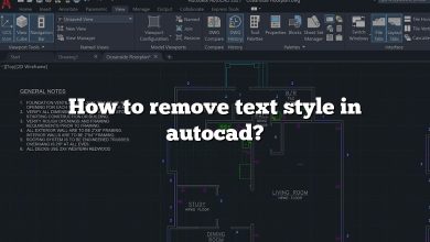 How to remove text style in autocad?