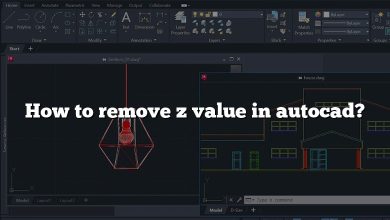 How to remove z value in autocad?