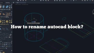 How to rename autocad block?