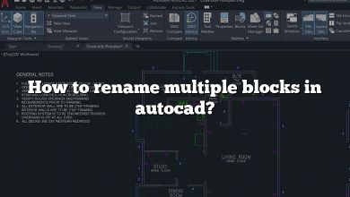 How to rename multiple blocks in autocad?