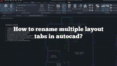 How to rename multiple layout tabs in autocad?