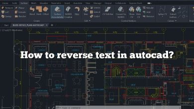 How to reverse text in autocad?