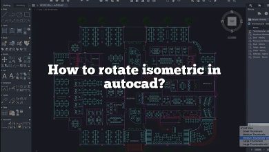 How to rotate isometric in autocad?