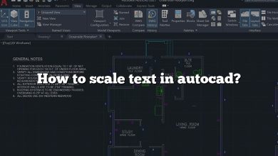 How to scale text in autocad?