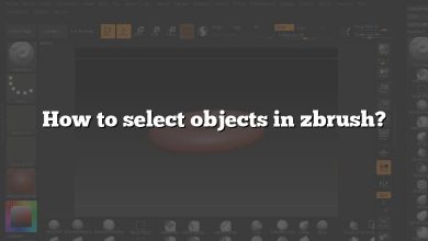 How to select objects in zbrush?