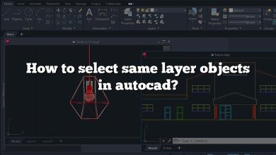 How to select same layer objects in autocad?