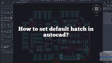 How to set default hatch in autocad?