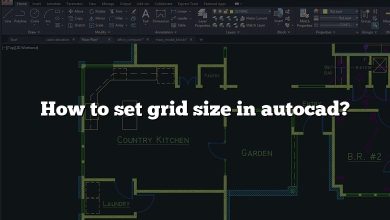 How to set grid size in autocad?