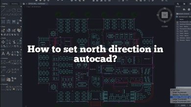 How to set north direction in autocad?