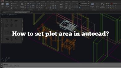 How to set plot area in autocad?