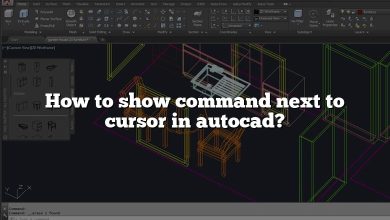 How to show command next to cursor in autocad?