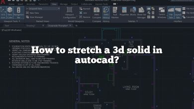 How to stretch a 3d solid in autocad?