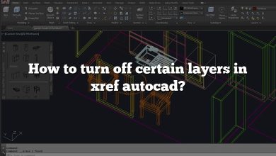 How to turn off certain layers in xref autocad?