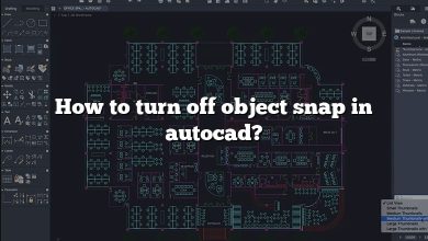 How to turn off object snap in autocad?