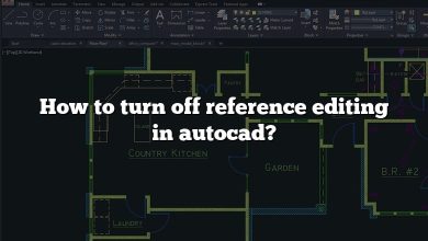 How to turn off reference editing in autocad?