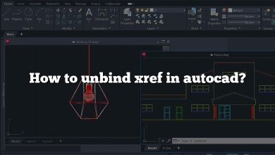 How to unbind xref in autocad?