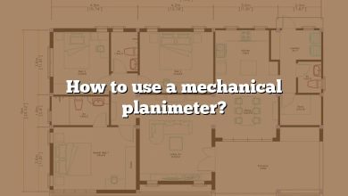 How to use a mechanical planimeter?