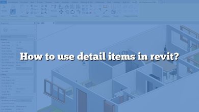 How to use detail items in revit?