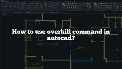 How to use overkill command in autocad?