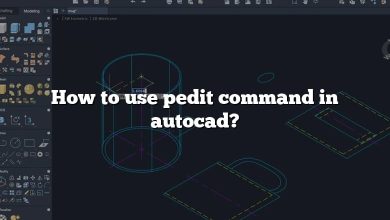 How to use pedit command in autocad?