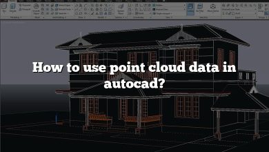 How to use point cloud data in autocad?