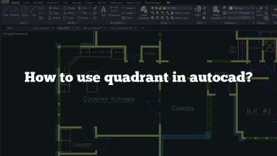 How to use quadrant in autocad?