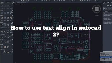 How to use text align in autocad 2?