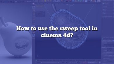 How to use the sweep tool in cinema 4d?