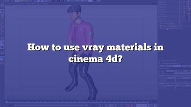 How to use vray materials in cinema 4d?