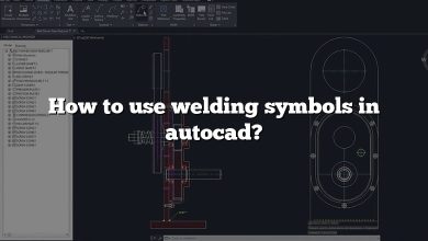 How to use welding symbols in autocad?