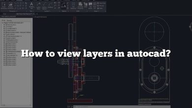 How to view layers in autocad?