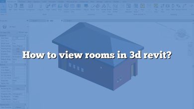 How to view rooms in 3d revit?