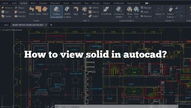 How to view solid in autocad?