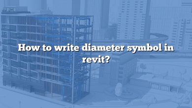 How to write diameter symbol in revit?