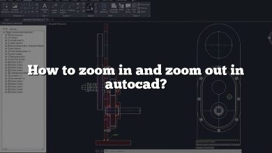 How to zoom in and zoom out in autocad?