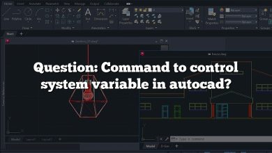 Question: Command to control system variable in autocad?