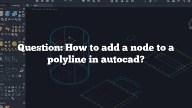 Question: How to add a node to a polyline in autocad?