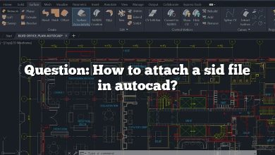 Question: How to attach a sid file in autocad?