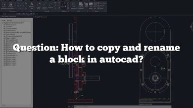 Question: How to copy and rename a block in autocad?