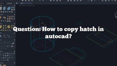 Question: How to copy hatch in autocad?