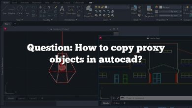 Question: How to copy proxy objects in autocad?