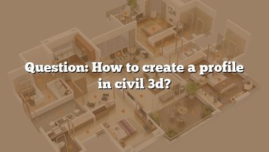 Question: How to create a profile in civil 3d?