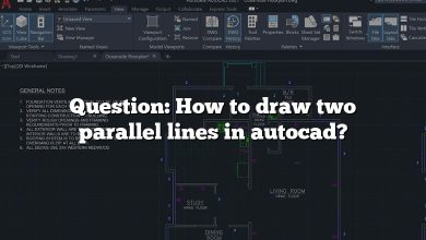 Question: How to draw two parallel lines in autocad?