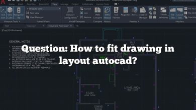 Question: How to fit drawing in layout autocad?