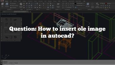 Question: How to insert ole image in autocad?