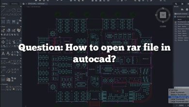 Question: How to open rar file in autocad?