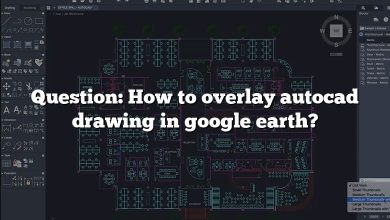 Question: How to overlay autocad drawing in google earth?