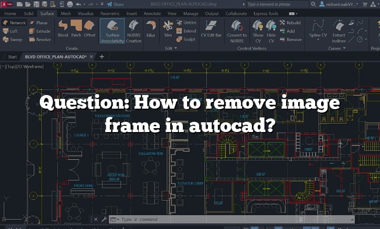 Question: How to remove image frame in autocad? - CADdikt